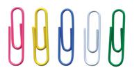 OFFICE products papierklemmen, 28 mm, geassorteerde kleuren, zak van 500 stuks