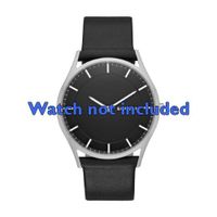 Skagen horlogeband SKW6220 Leder Zwart 22mm