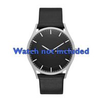 Skagen horlogeband SKW6220 Leder Zwart 22mm