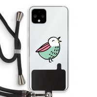 Birdy: Pixel 4 Transparant Hoesje met koord Birdy: Pixel 4 Transparant Hoesje met koord