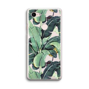 Bananenbladeren: Google Pixel 3 Transparant Hoesje