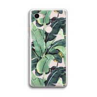 Bananenbladeren: Google Pixel 3 Transparant Hoesje