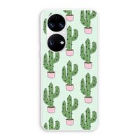 Cactus Lover: Huawei P50 Transparant Hoesje