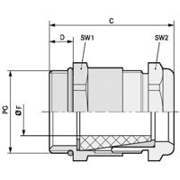 LAPP 52002530 Wartel Messing Messing 50 stuk(s) - thumbnail