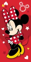 Minnie Mouse strandlaken Rood 70 x 140 cm - thumbnail