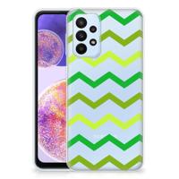 Samsung Galaxy A23 | TPU bumper | Zigzag Groen