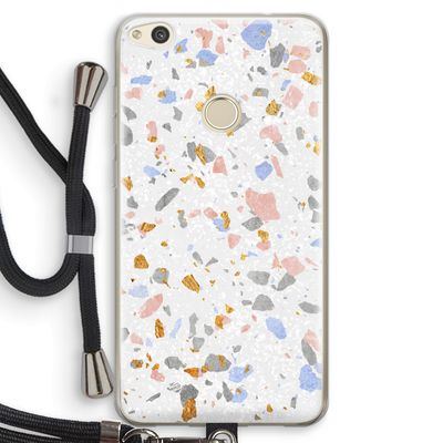 Terrazzo N°8: Huawei Ascend P8 Lite (2017) Transparant Hoesje met koord