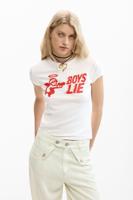 Getailleerd T-shirt Boys Lie - WHITE - M
