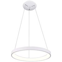 Deko Light Sculptoris 800 342197 Hanglamp LED LED vast ingebouwd Energielabel: F (A - G) 60 W Verkeerswit (RAL 9016)