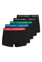 Jack & Jones Junior Jack & Jones Kinder Boxershorts Jongens JACHUEY 5-Pack Zwart