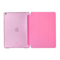 Pure kleur samenvoegen horizontale Flip lederen case voor iPad Pro 10 5 inch/iPad Air (2019) met houder (roze)
