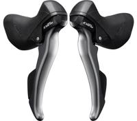 SHIMANO versteller-/remhendelset 2 x 8 speed claris st-r2000 grijs/zwart