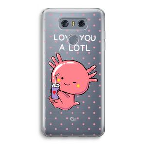 Love You A Lotl: LG G6 Transparant Hoesje