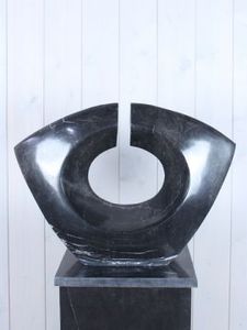 Abstract Beeld uit marmer HO-Art. 15-Zwart