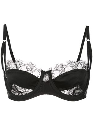 Kiki de Montparnasse soutien-gorge à balconnets - Noir