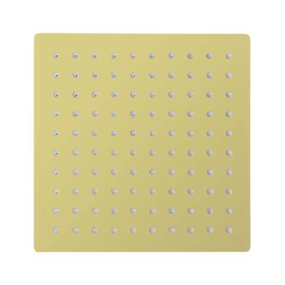 Hoofddouche Aloni | 30 cm | Opbouw | Messing | Vierkant | Gebosteld goud