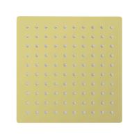 Hoofddouche Aloni | 30 cm | Opbouw | Messing | Vierkant | Gebosteld goud