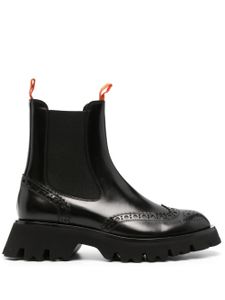 Santoni bottines chelsea en cuir 45 mm - Noir