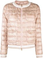 Herno veste bomber à design matelassé - Rose