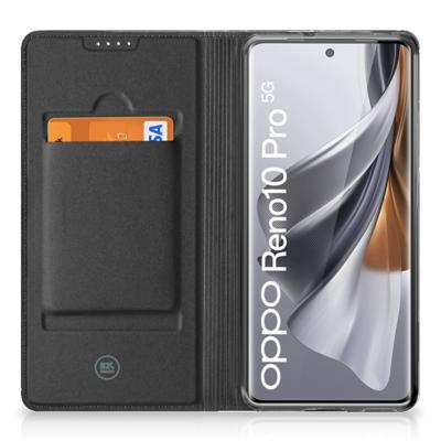 OPPO Reno10 | 10 Pro | Standcase | Marmer Zwart - Origineel Cadeau Vader OPPO Reno10 | 10 Pro | Standcase | Marmer Zwart - Origineel Cadeau Vader
