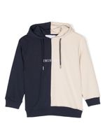 TRUSSARDI JUNIOR hoodie à logo brodé - Tons neutres