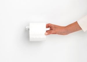 MindSet toiletrolhouder - Mineral Fresh White