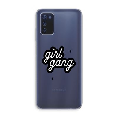 Girl Gang: Samsung Galaxy A03s Transparant Hoesje