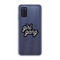 Girl Gang: Samsung Galaxy A03s Transparant Hoesje