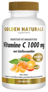 Golden Naturals Vitamine C 1000mg met bioflavonoïden Tabletten