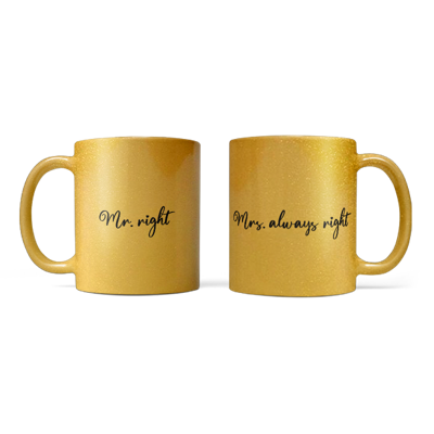 Mokkenset 'Mr. Right & Mrs. Always Right | online bestellen
