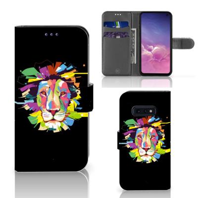 Samsung Galaxy S10e Leuk Hoesje Lion Color Samsung Galaxy S10e Leuk Hoesje Lion Color