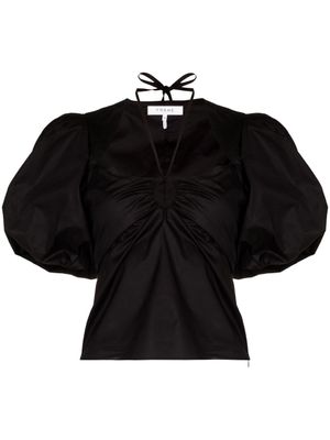 FRAME blouse à manches bouffantes - Noir