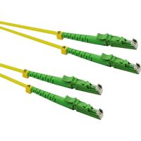 ROLINE glasvezelkabel duplex 9/125µm OS2, LSH/LSH, APC gepolijst, LSOH, geel, 5 m