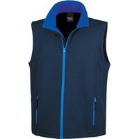 Softshell outdoor bodywarmer navy blauw voor heren 2XL (44/56)  -