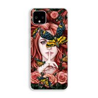 Lady Moth: Pixel 4 XL Transparant Hoesje