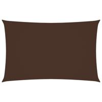 Zonnescherm rechthoekig 4x7 m oxford stof bruin