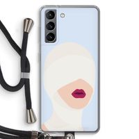 Incognito: Samsung Galaxy S21 Transparant Hoesje met koord