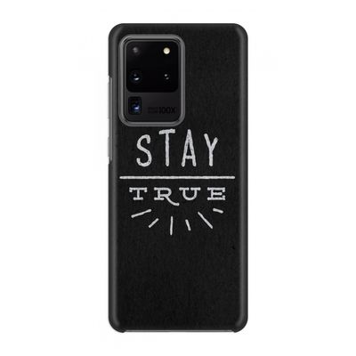 Stay true: Volledig geprint Samsung Galaxy S20 Ultra Hoesje
