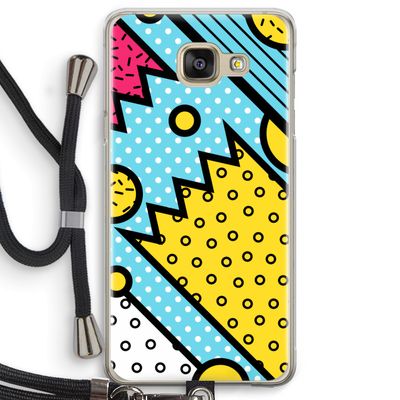 Pop Art #1: Samsung Galaxy A5 (2016) Transparant Hoesje met koord
