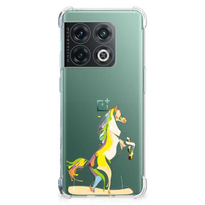 OnePlus 10 Pro Stevig | Bumper Hoesje | Horse Color OnePlus 10 Pro Stevig | Bumper Hoesje | Horse Color