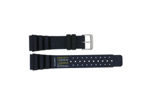 Horlogeband Dutch Forces 12750-BL Rubber Blauw 24mm