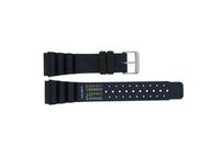 Horlogeband Dutch Forces 12750-BL Rubber Blauw 24mm