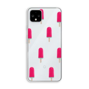 Waterijsje: Pixel 4 XL Transparant Hoesje