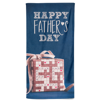 Vaderdag Handdoek - Happy Fathersday - Pillow Buddies