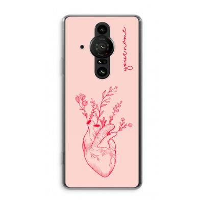 Blooming Heart: Sony Xperia Pro-I Transparant Hoesje