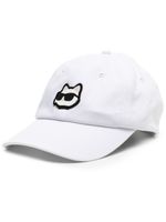 Karl Lagerfeld casquette à motif K/Ikonik 2.0 - Blanc