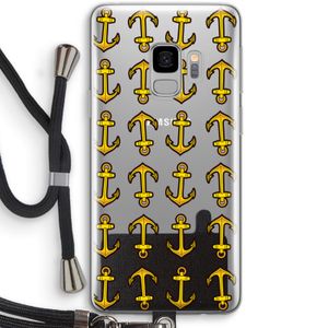Musketon Anchor: Samsung Galaxy S9 Transparant Hoesje met koord