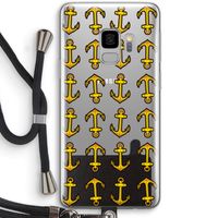 Musketon Anchor: Samsung Galaxy S9 Transparant Hoesje met koord