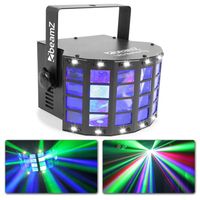 Retourdeal - BeamZ LED Butterfly met LED stroboscoop 2-in-1 - thumbnail