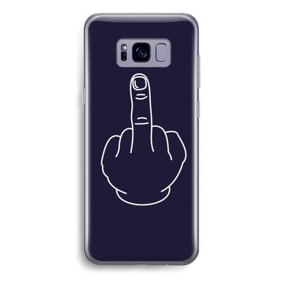 F**k U: Samsung Galaxy S8 Transparant Hoesje